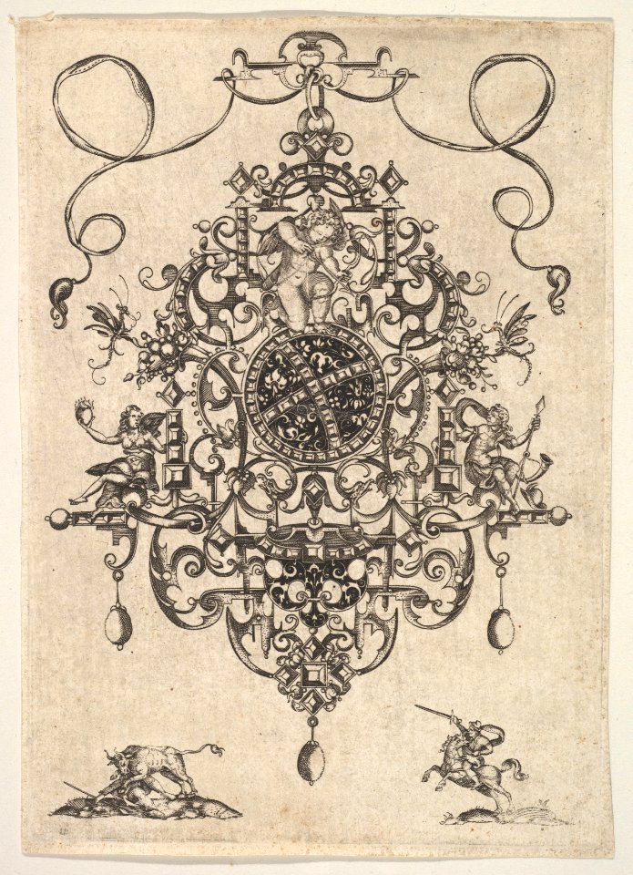 Design for a Pendant with Cupid MET DP826399
