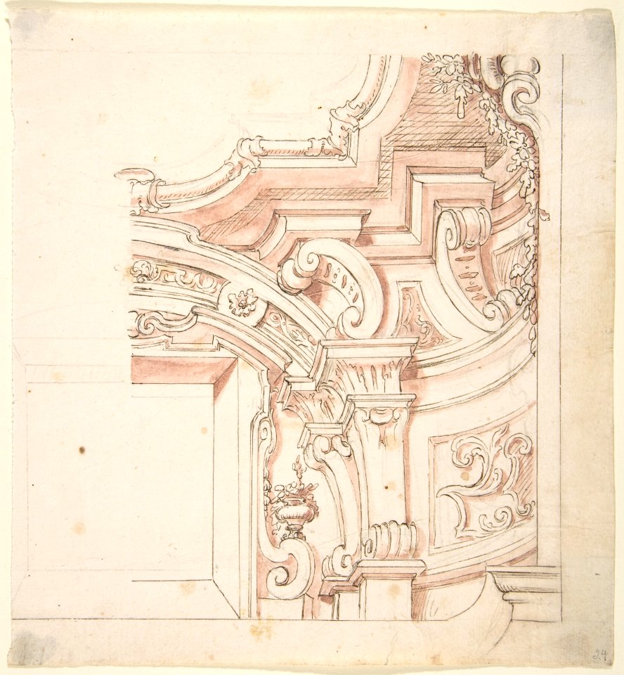Design for a Portion of Cornice and Ceiling MET DP803316