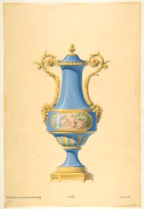 Design for a Porcelain Vase with Bronze Mount MET DP812409