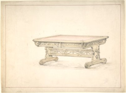 Design for a Renaissance Style Table MET DP806503