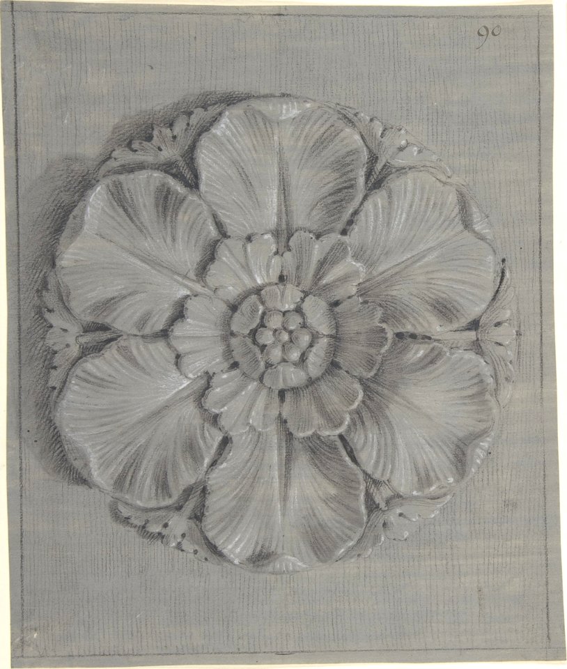 Design for a Rosette Relief MET DP809226