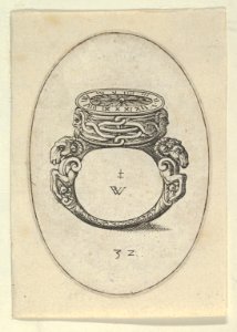 Design for a Ring Watch, from Livre d'Aneaux d'Orfevrerie MET DP855377