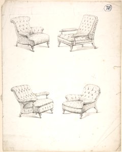 Designs for Four Upholstered Chairs MET DP804468