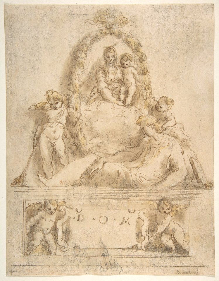Design for a Sepulchral Monument of a Youth MET DP810977