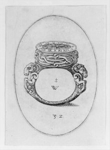 Design for a Ring Watch, from Livre d'Aneaux d'Orfevrerie MET MM26728