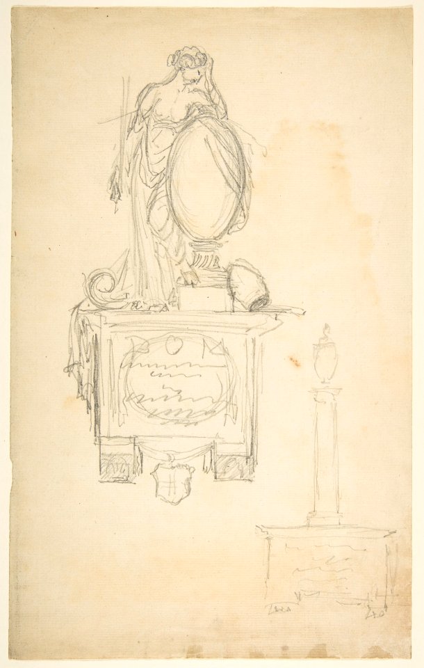 Design for a Sculpture or Monument MET DP812366