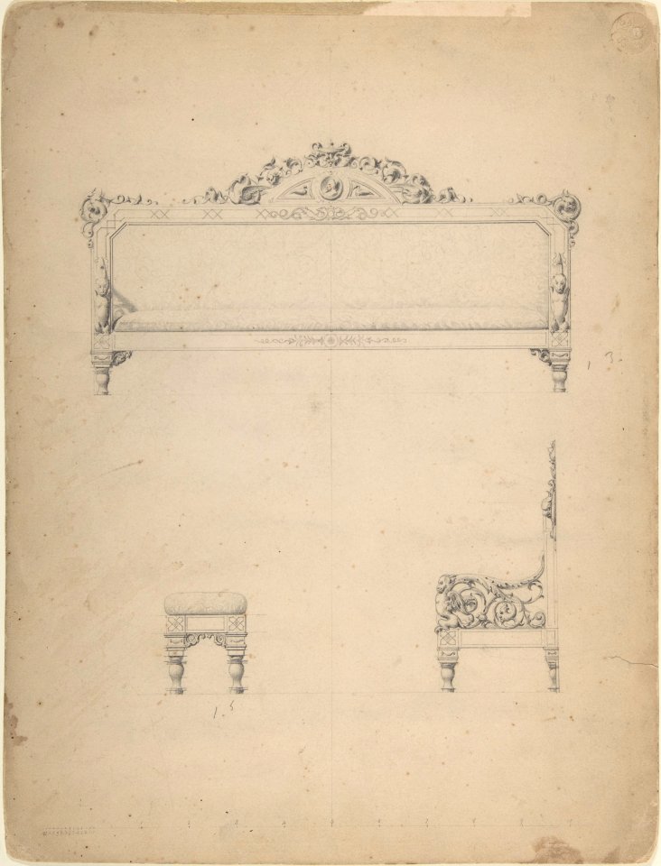 Designs for Couch, Chair, and Stool MET DP803951