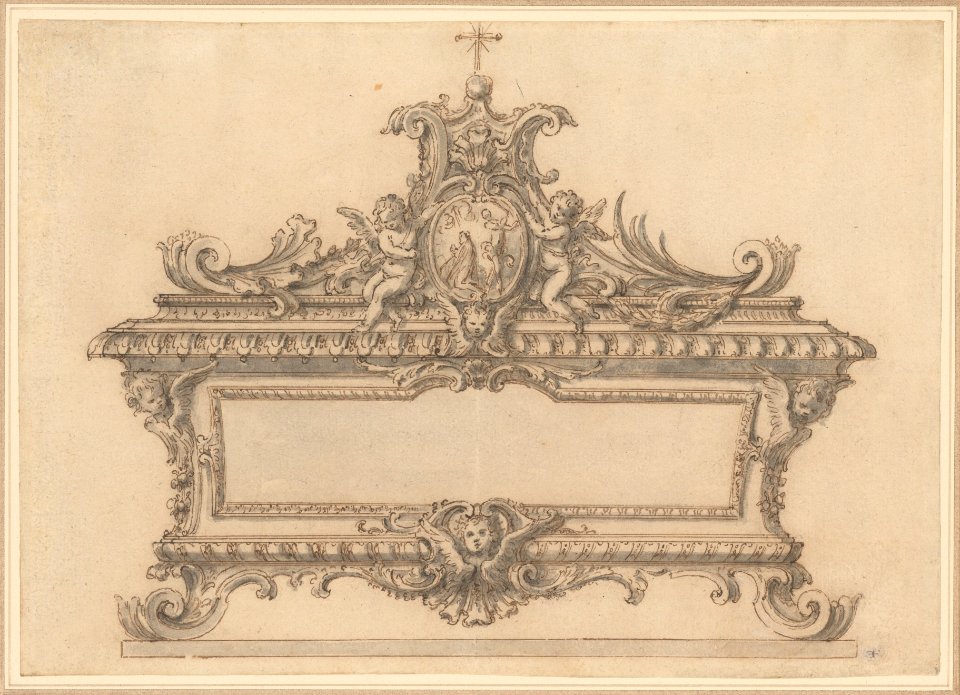 Design for a Reliquary with the Beheading of a Saint MET DP223348