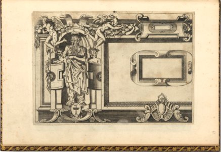 Designs for frames after the Galerie de François 1er at Fontainebleau MET DP257686