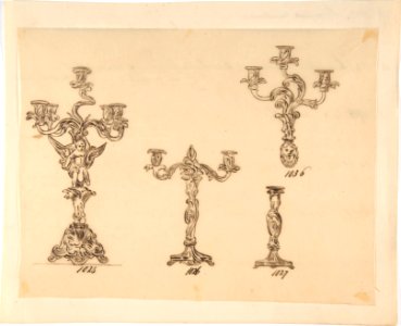 Designs for Four Candle Fixtures MET DP809273