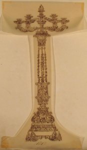 Design for a Six Arm Candelabra MET 66.631.131