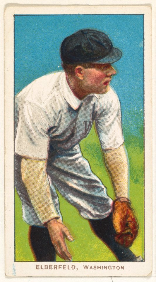 Elberfeld, Washington, American League, from the White Border series (T206) for the American Tobacco Company MET DP843241