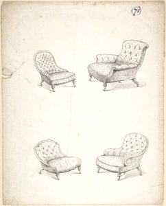 Designs for Four Upholstered Chairs MET DP804470
