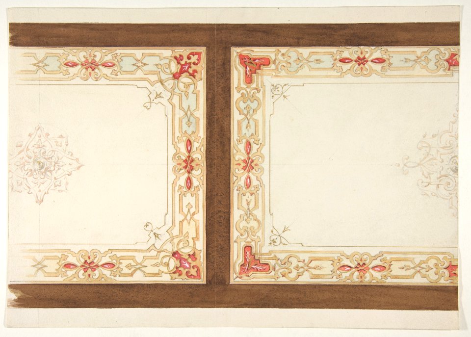 Designs for painted panels MET DP811414