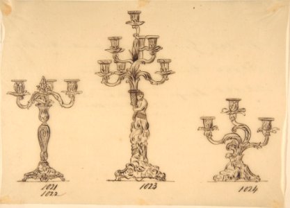 Designs for Three Candelabras MET DP809251