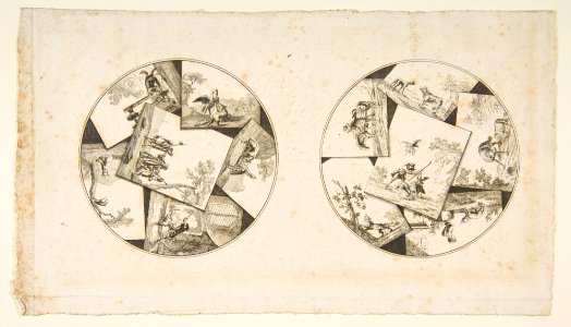 Designs for Plates Taken from Oudry's Illustrations to La Fontaine's Fables MET DP818411