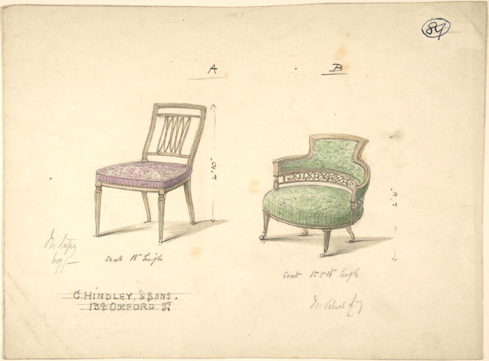 Designs for Two Chairs MET DP804459