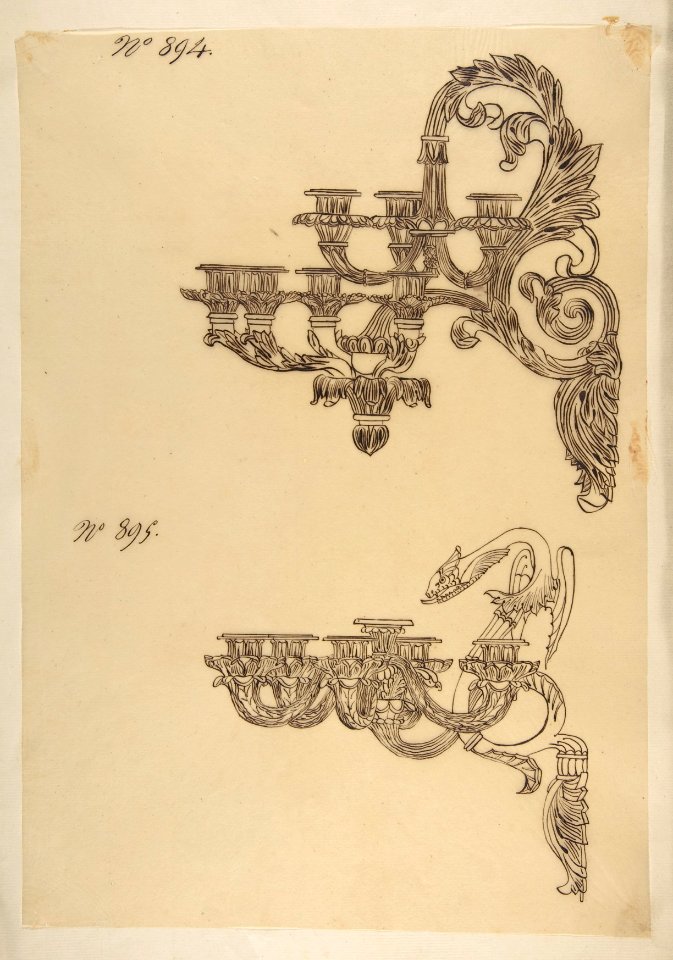 Designs for Two Sconces MET DP809374