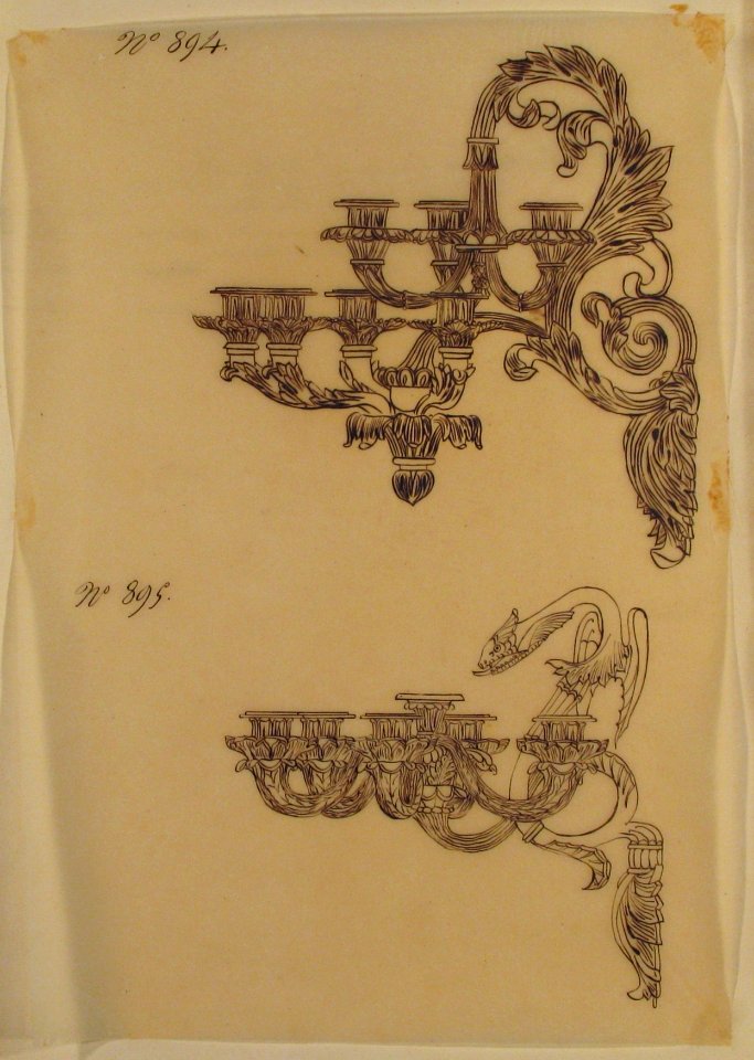 Designs for Two Sconces MET 66.631.68