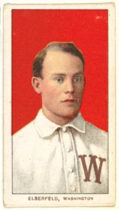 Elberfeld, Washington, American League, from the White Border series (T206) for the American Tobacco Company MET DP843240