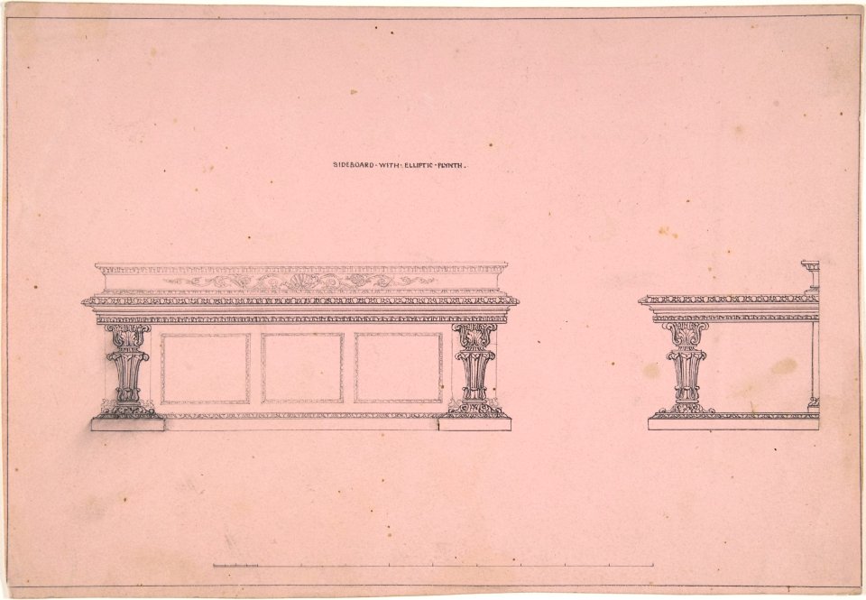 Designs for Sideboard with Elliptic Plinth MET DP805882