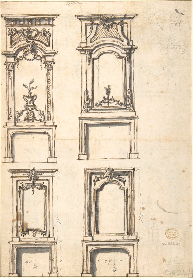 Designs for Overmantles MET DP808830