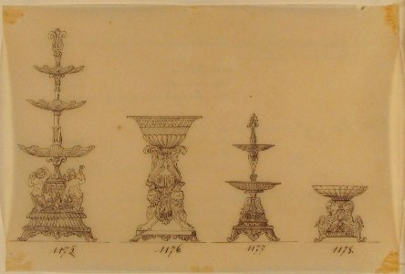 Designs for Two Servers and Two Compote Dishes MET 66.631.122