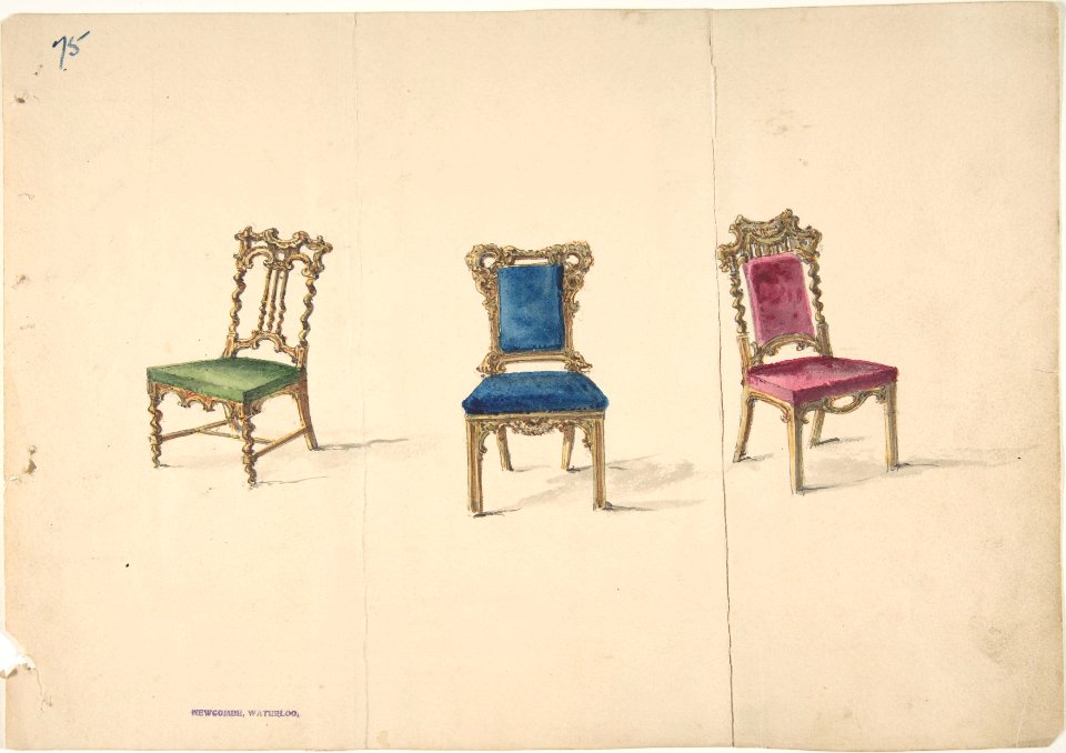 Designs for Three Chairs MET DP807044