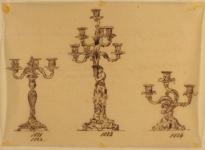 Designs for Three Candelabras MET 66.631.78