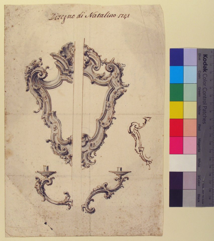 Designs for Mirror Frames and Sconces MET 49.63.274