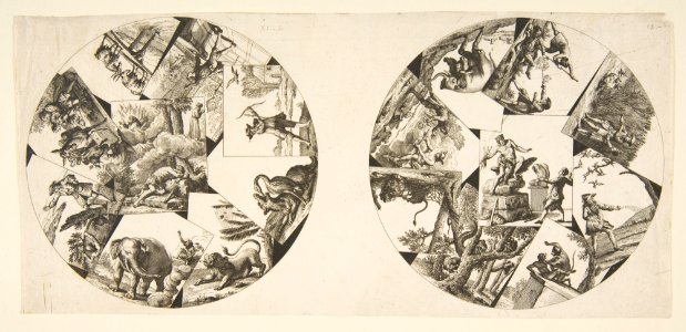 Designs for Plates Taken from Oudry's Illustrations to La Fontaine's Fables MET DP818410