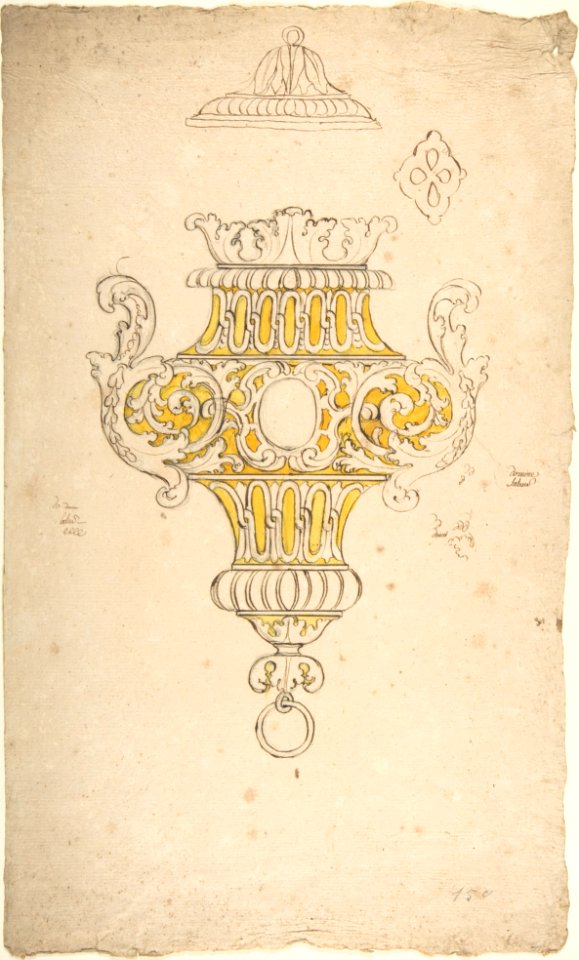 Design for Hanging Vase or Lamp MET DP803020