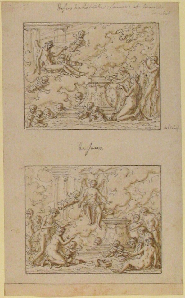 Designs for the Top and Bottom of a Small Rectangular Box MET 1978.621