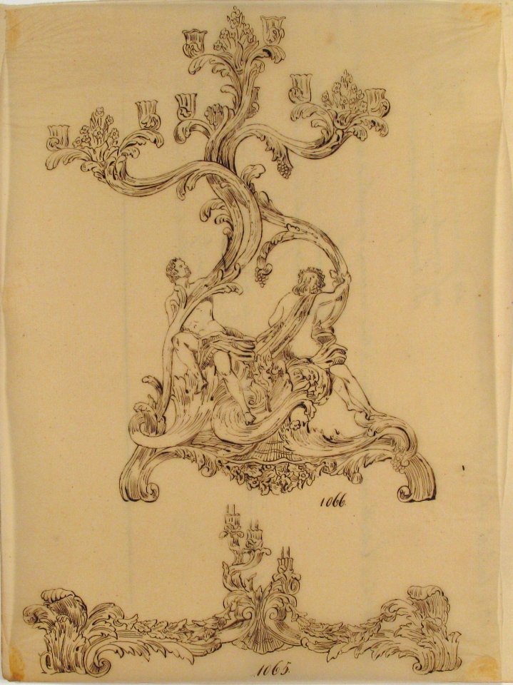 Designs for Two Candelabras MET 66.631.82