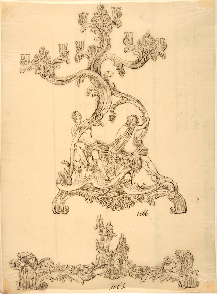 Designs for Two Candelabras MET DP809259