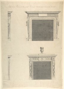 Designs for Two Chimney-pieces in Lord Viscount Charlemont's Casino at Marino, Dublin MET DP805619