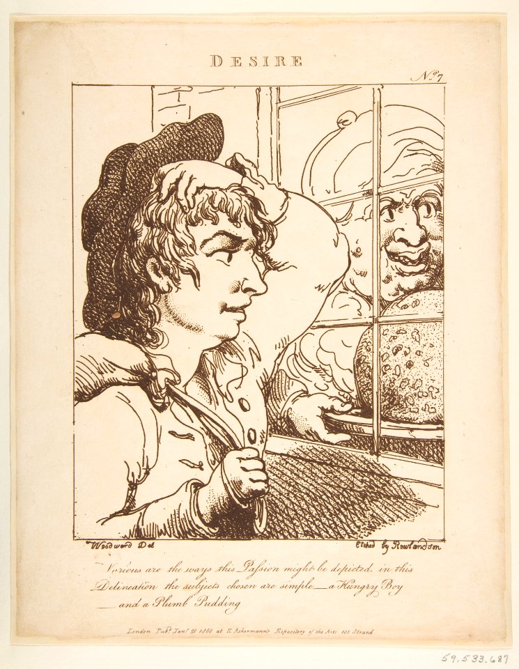 Desire (Le Brun Travested, or Caricatures of the Passions) MET DP817196