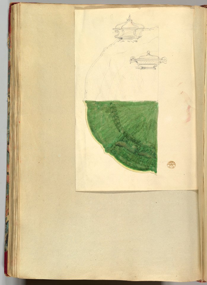 Designs for Two Tureens and a Plate MET DP828412