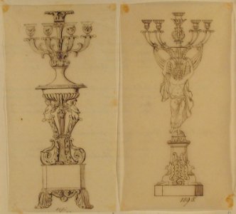 Designs for Two Candelabras MET 66.631.88