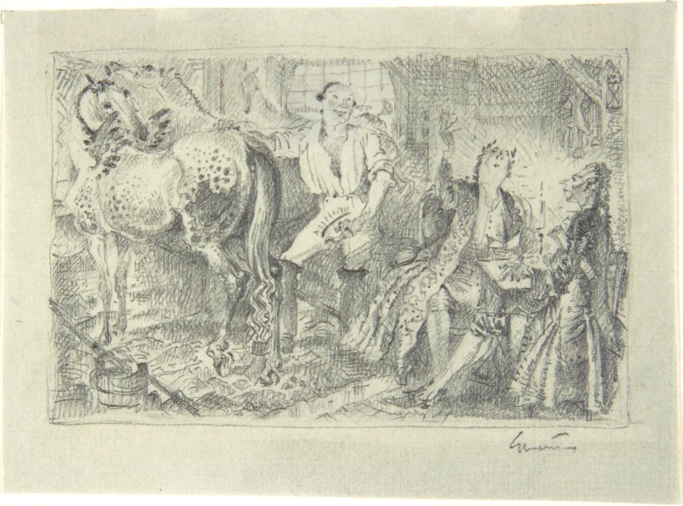 Design for Illustration- Stable Interior MET DP804002
