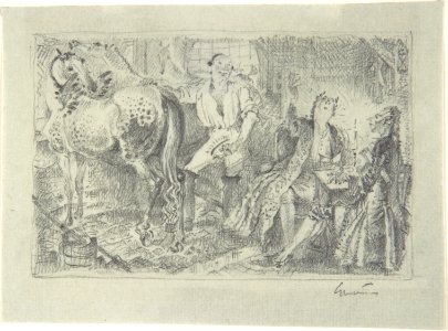 Design for Illustration- Stable Interior MET DP804002