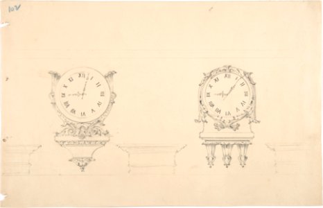 Design for Two Clocks and Three Brackets MET DP807268