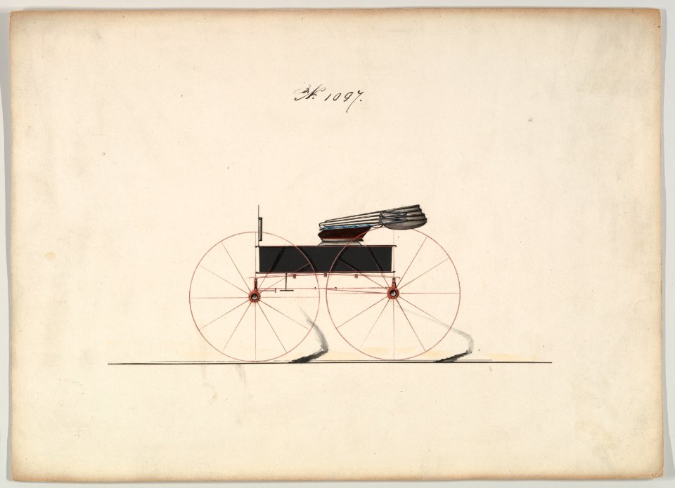 Design for Wagon, no. 1097 MET DP877485