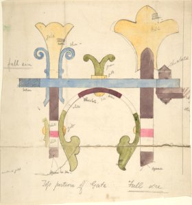 Design for Top Portion of a Gate, Full-Size MET DP806663