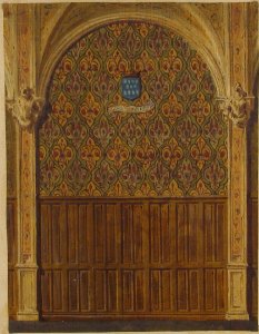 Design for wall decoration in a gallery of the Chateau de Lude, Sarthe MET 67.827.133