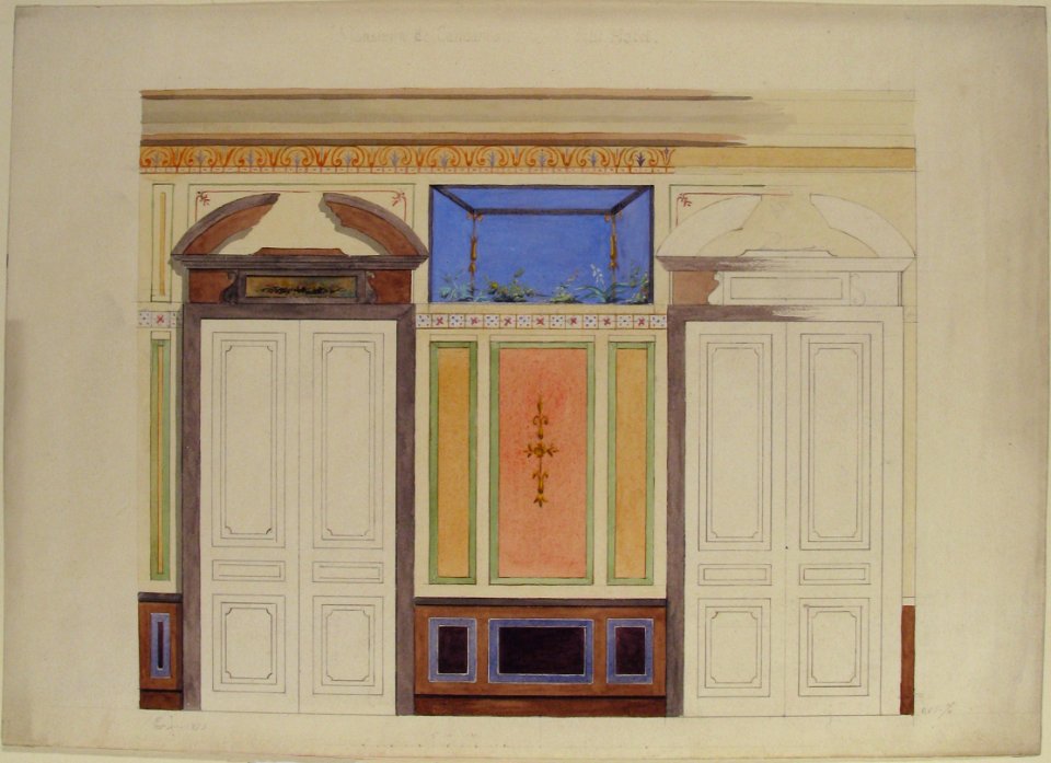 Design for Wall Elevation, Hôtel Candamo MET 67.827.68