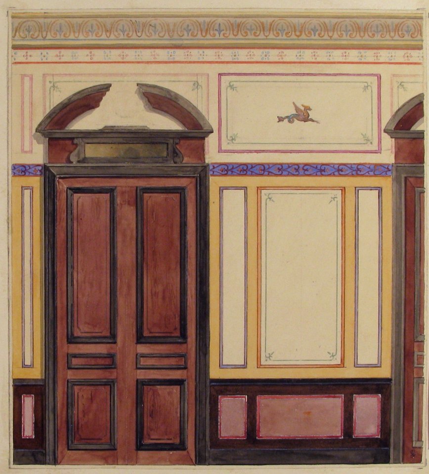 Design for Wall Paneling, Château de Deepdene MET 67.827.13