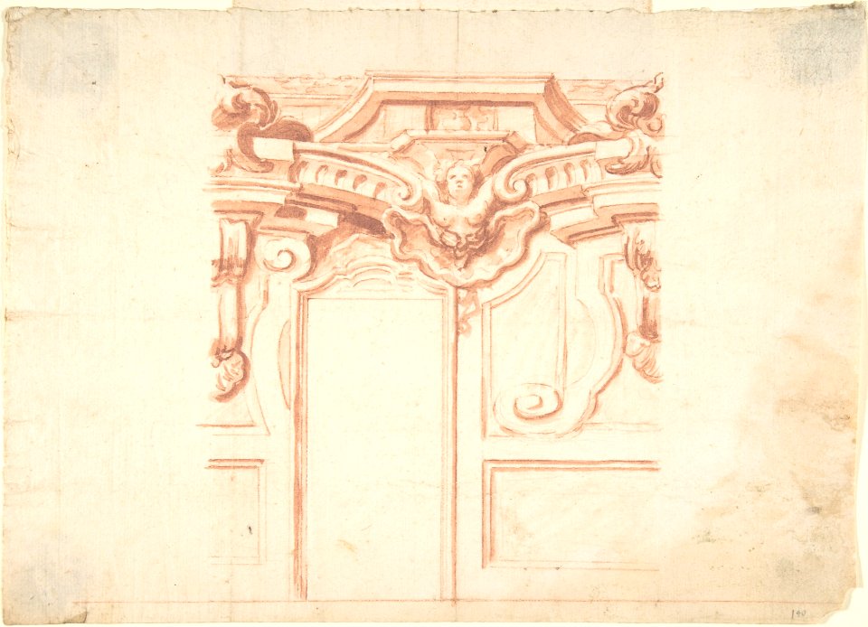 Design for wall's decorations. MET DP803457