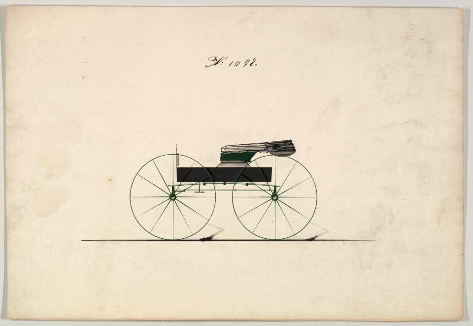 Design for Wagon, no. 1098 MET DP877483