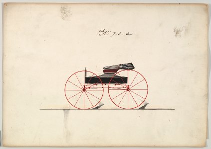 Design for Wagon, no. 718a MET DP877407